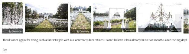 Brisbane Wedding Decorators Review
